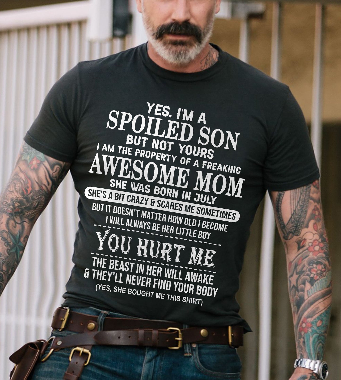 July - Awesome Mom Born In July - Special gift for Son From Mom - KATE07 (SKU10-45-07)