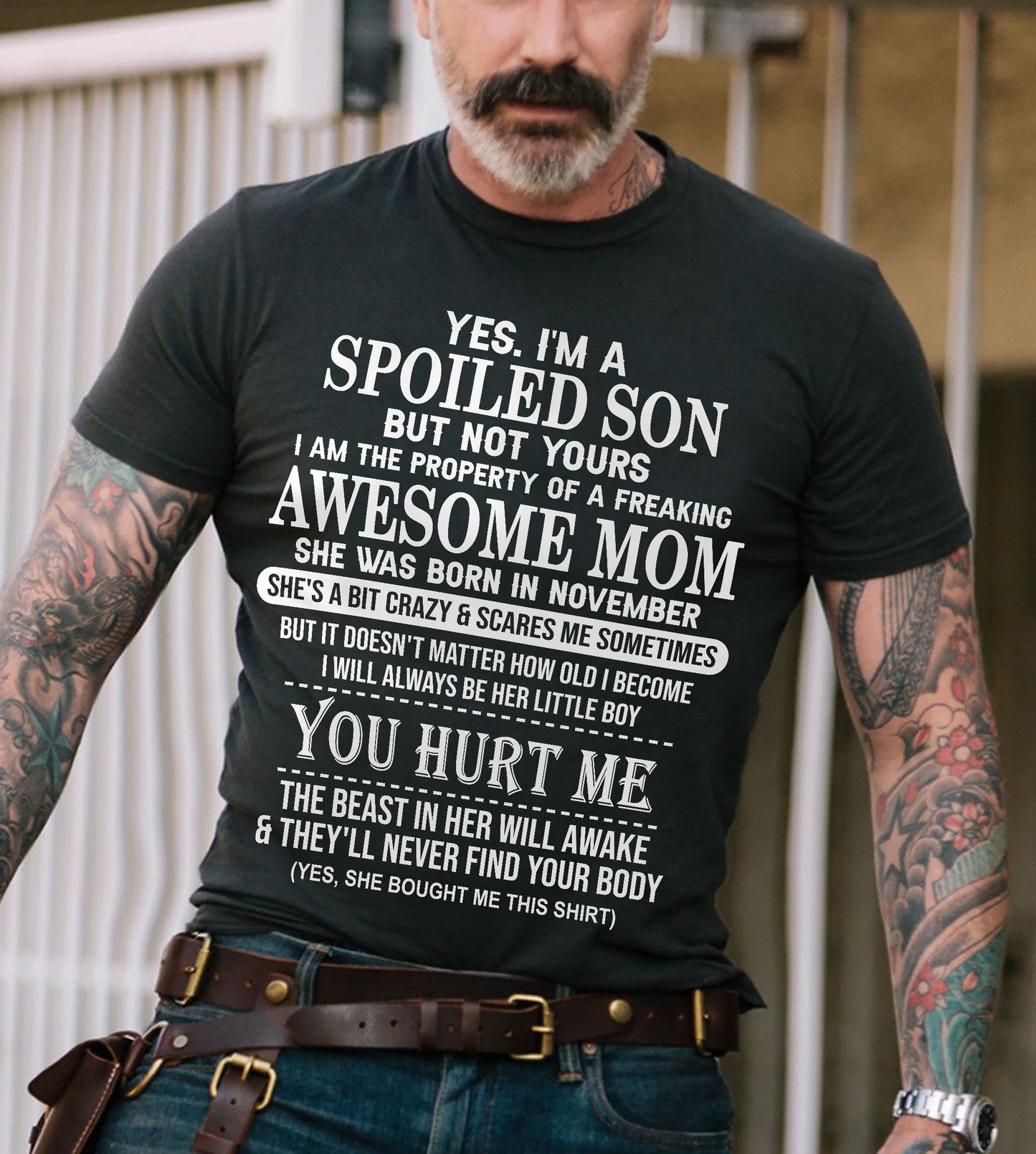 November - Awesome Mom Born In November - Special gift for Son From Mom - KATE11 (SKU10-45-11)