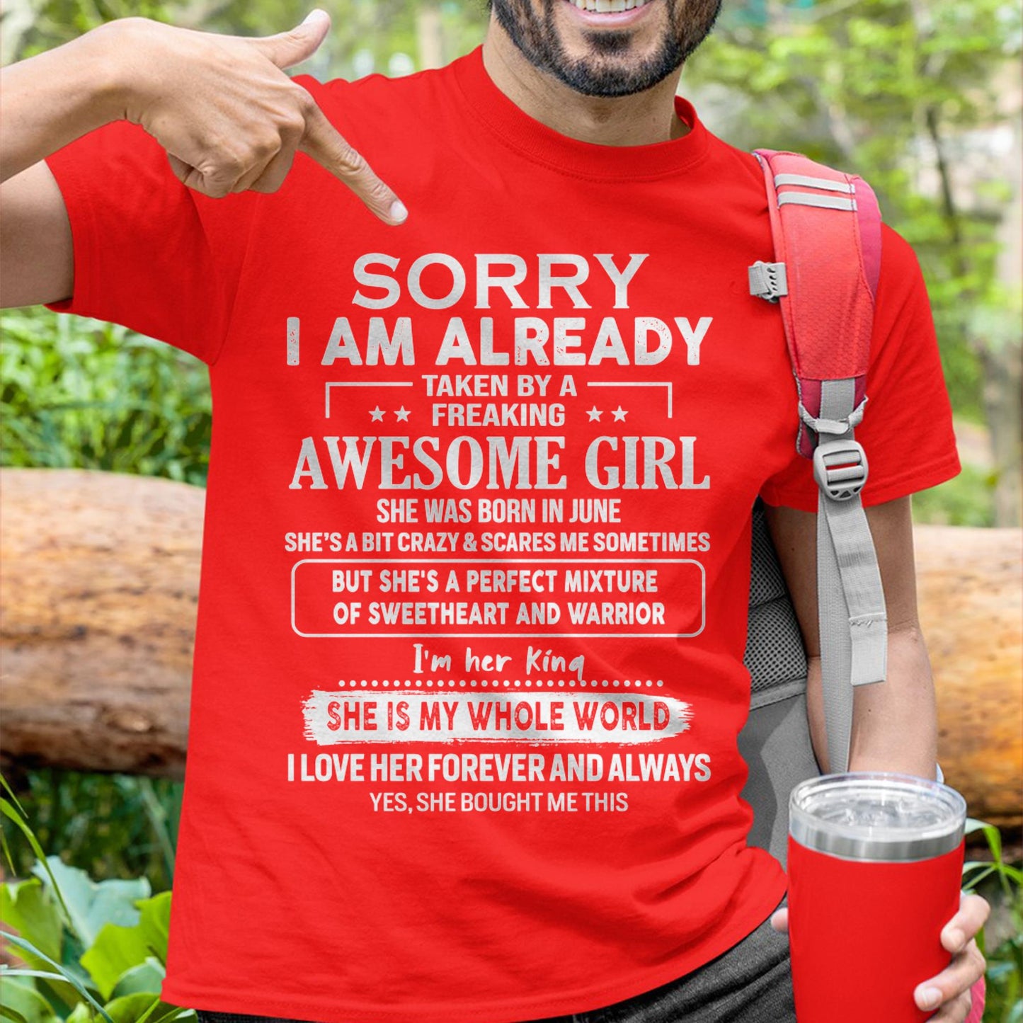 June - Awesome Girl - Perfect Gift For Your Boyfriend, Husband From Wife - KATE06 (SKU04-86MT-06)