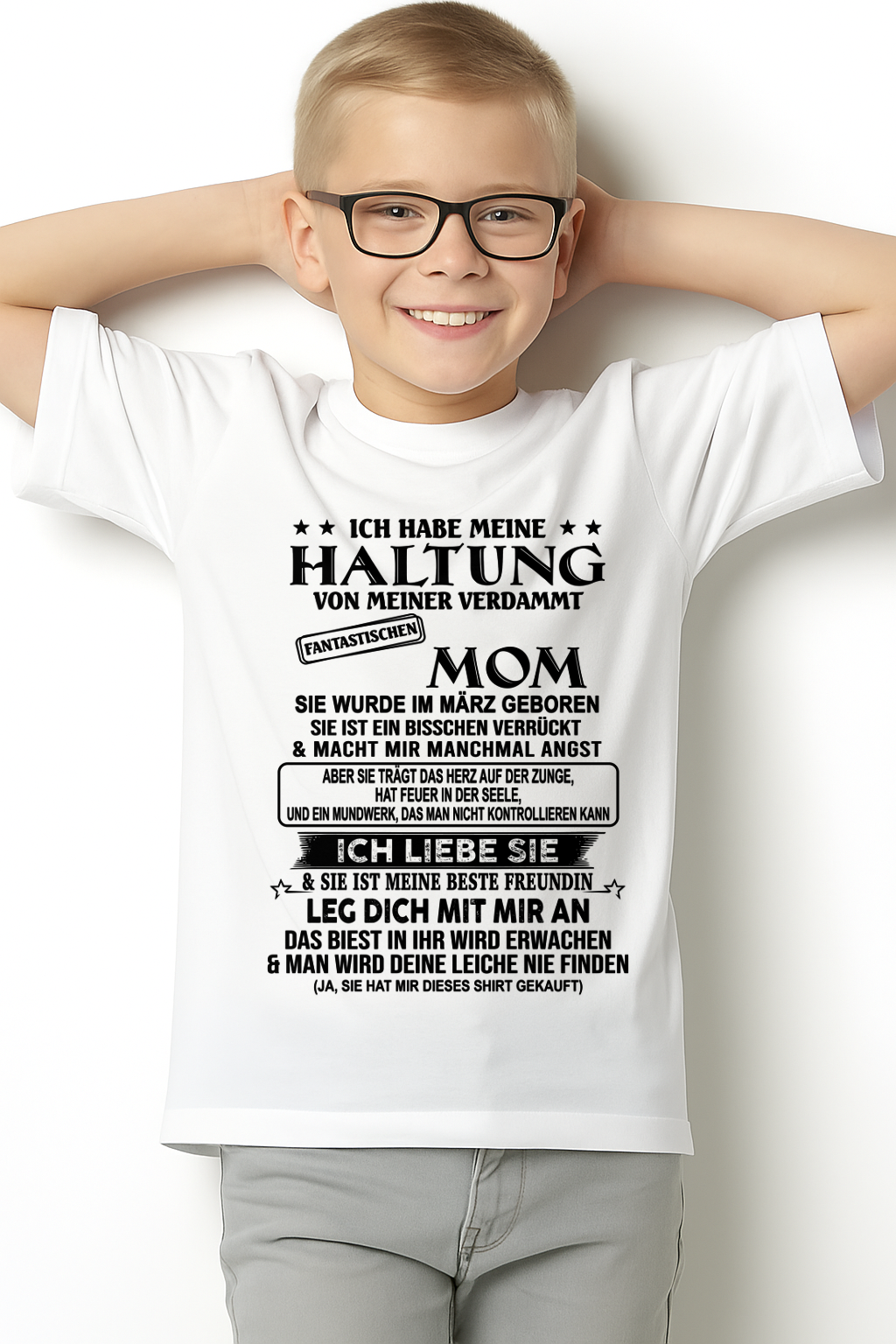 MÄRZ - FANTASTISCHE MOM - PERFEKTES GESCHENK FÜR DEINE MOM - (SKU2606-178-03)