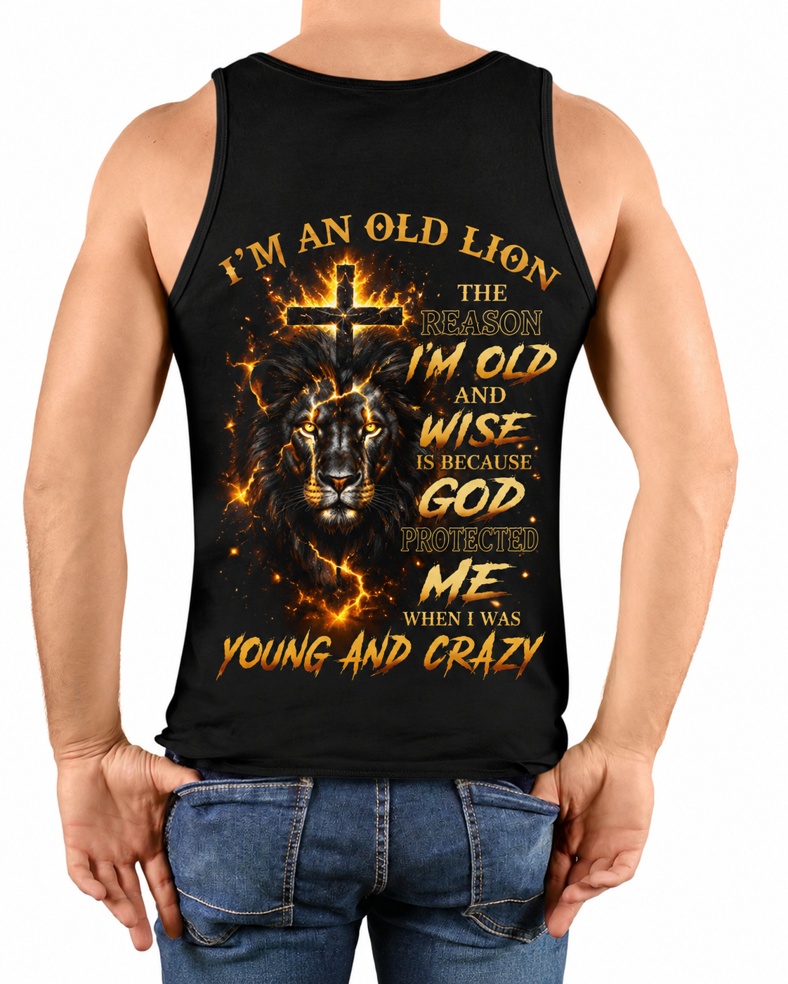 MEN SHIRT – I’m An Old Lion – Birthday Gift For Men - KATE00 (SKU2602-73-00)