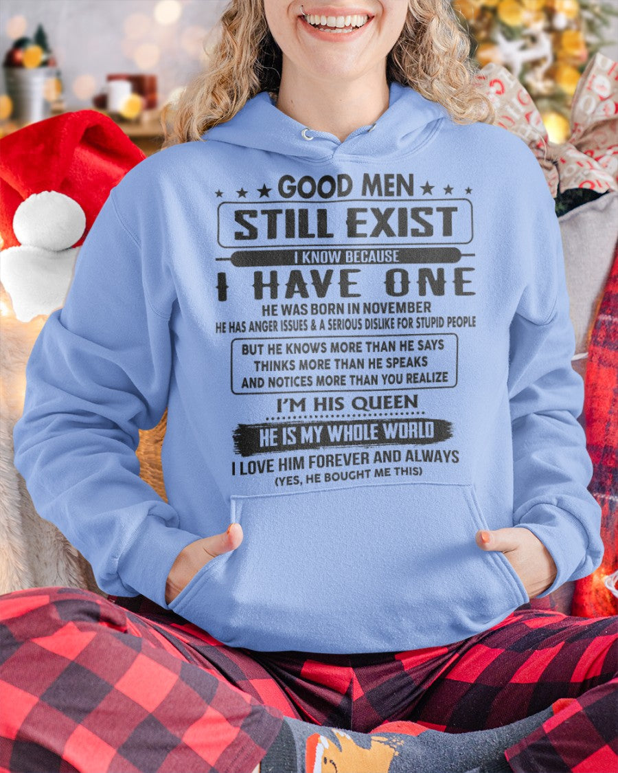 November - Good men Still Exist - gift for your girlfriend, wife from Husband - KATE11 (SKU-GM-11)