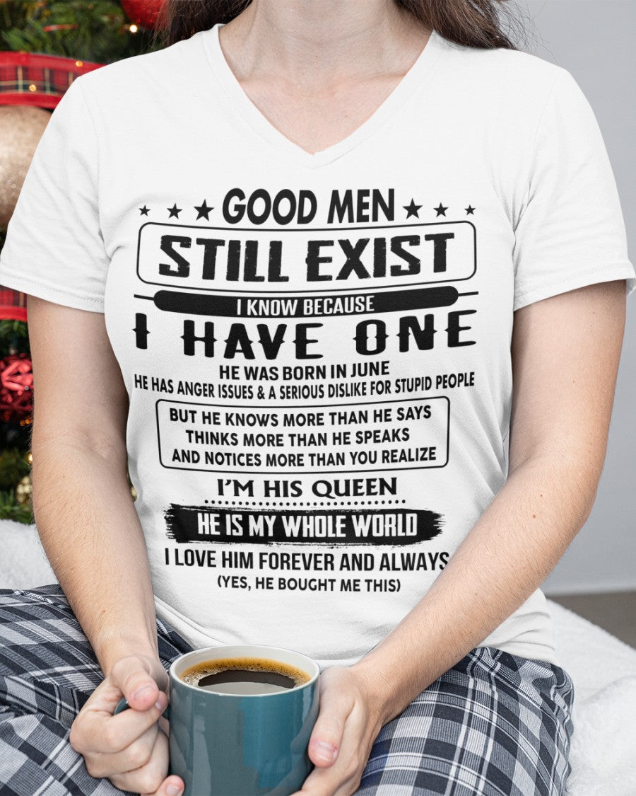 June - Good men Still Exist - gift for your girlfriend, wife from Husband - KATE06 (SKU-GM-06)