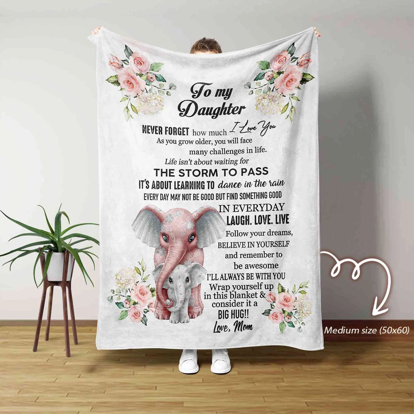 Special Gift For Your Daughter Blanket - From Mom