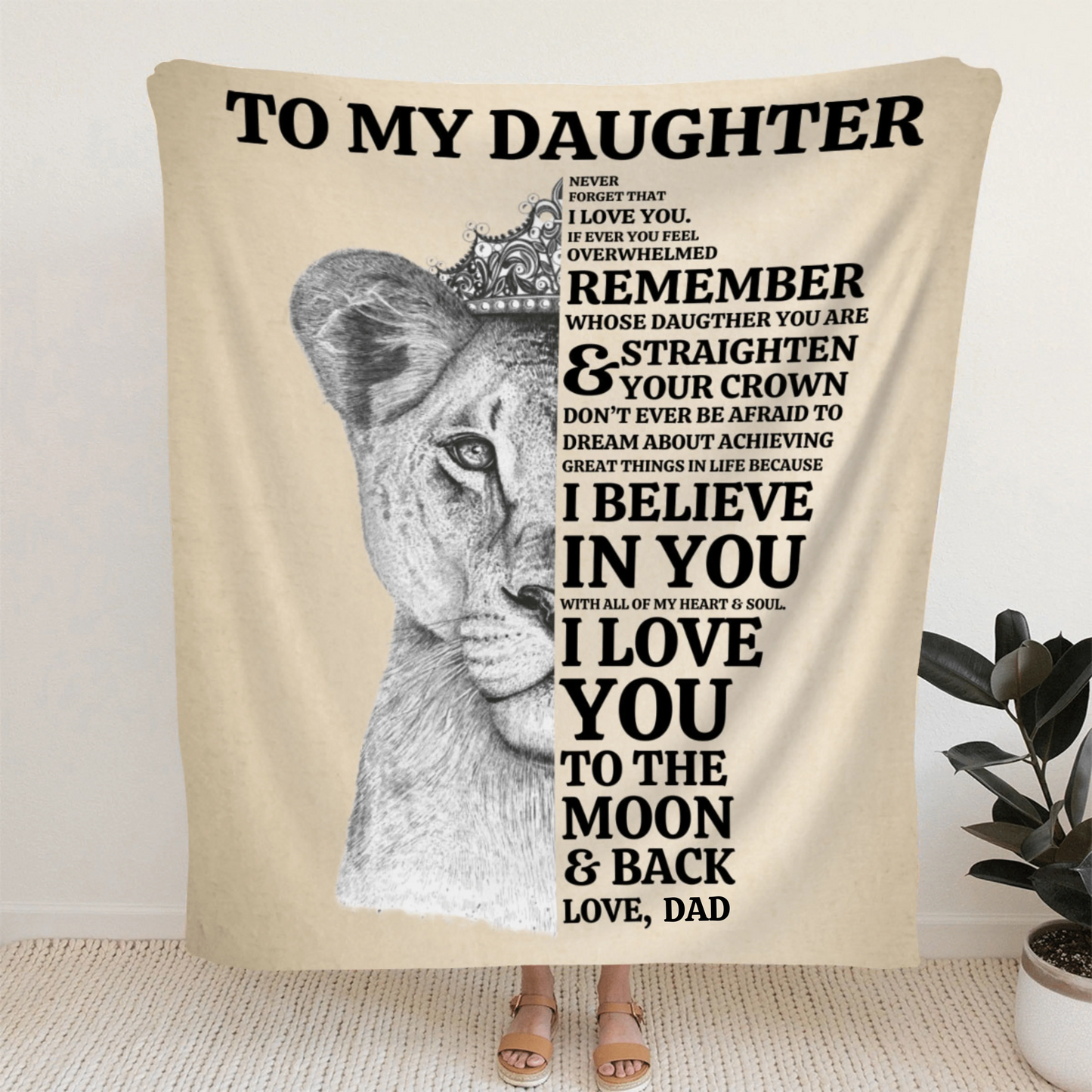 Special Gift For Your Daughter Blanket - From Mom