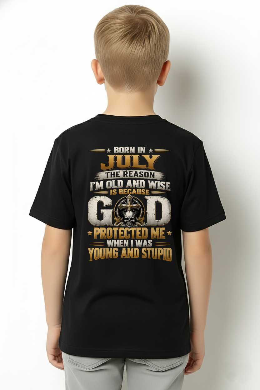 JULY - Born In July, Old & Wise - Gift For Men - KATE07 (SKU2609-334-07)