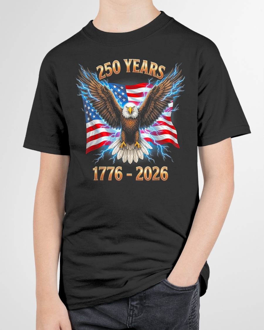 U.S 250th BIRTHDAY T-SHIRT - US250 (SKU26T-0187)
