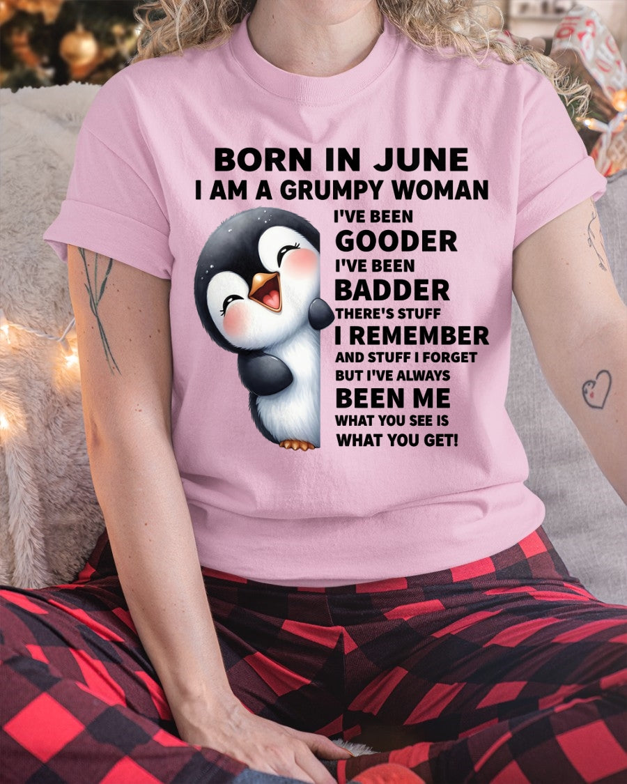 BORN IN JUNE I AM A GRUMPY WOMAN KATE06 FMA (SKU09-95-06)