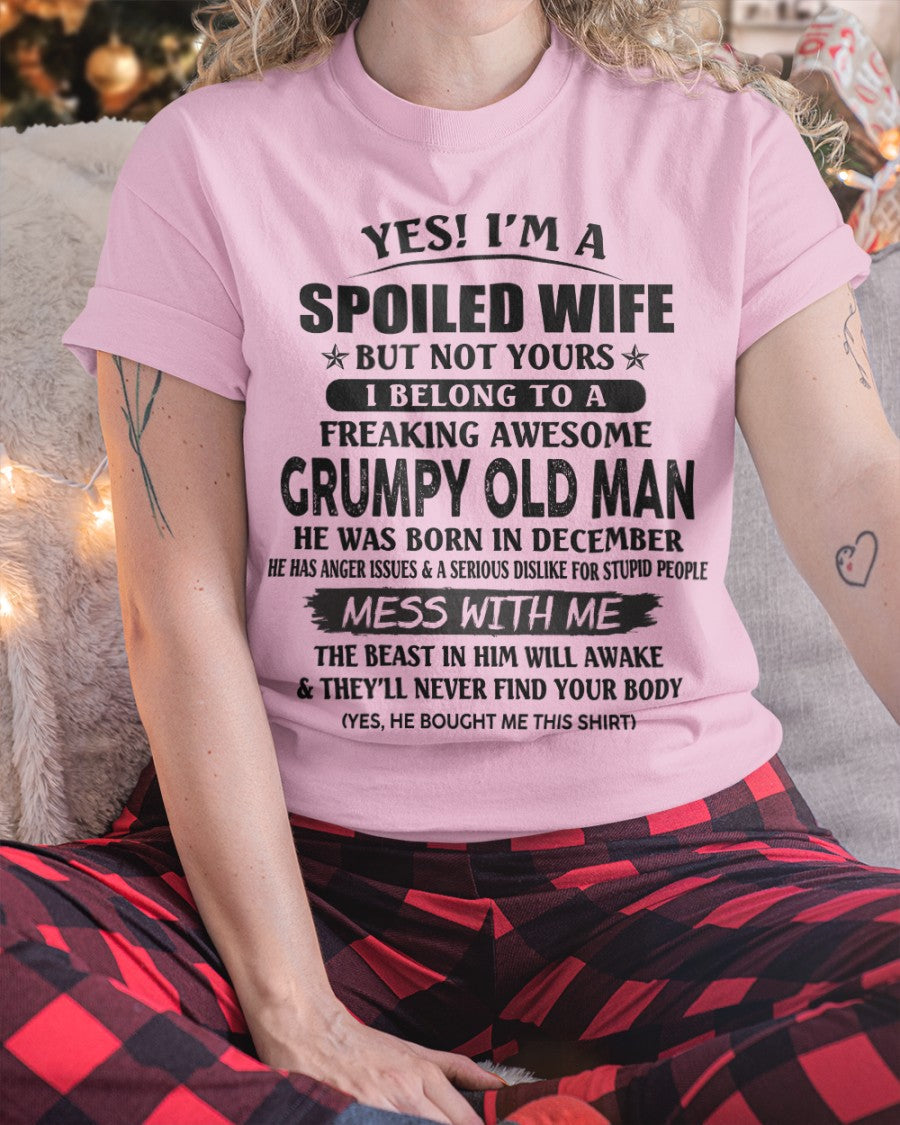 Grumpy Old Man December – Perfect gift for wife From Husband – KATE12 (SKU08-63-12)