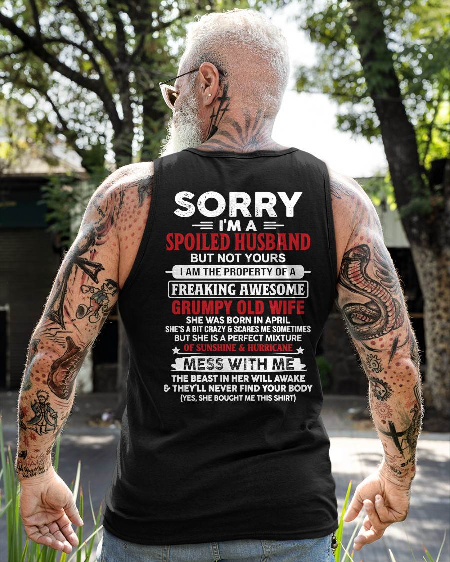 April - Spoiled Husband - Perfect Gift From Wife - KATE04 (SKU11-02-04)