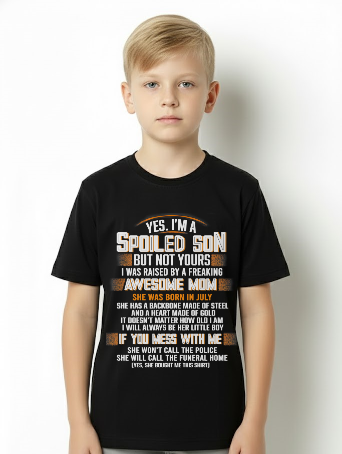 JULY - Raised By A Freaking Awesome Mom - FROM MOM TO SON - KATE07 (SKU26T-01-45-07)