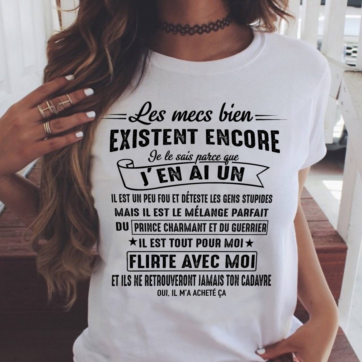 UN T-SHIRT MAGNIFIQUE POUR VOTRE FEMME - CADEAU DE LA PART DE SON MARI - frKATE00 (SKUUP-00)