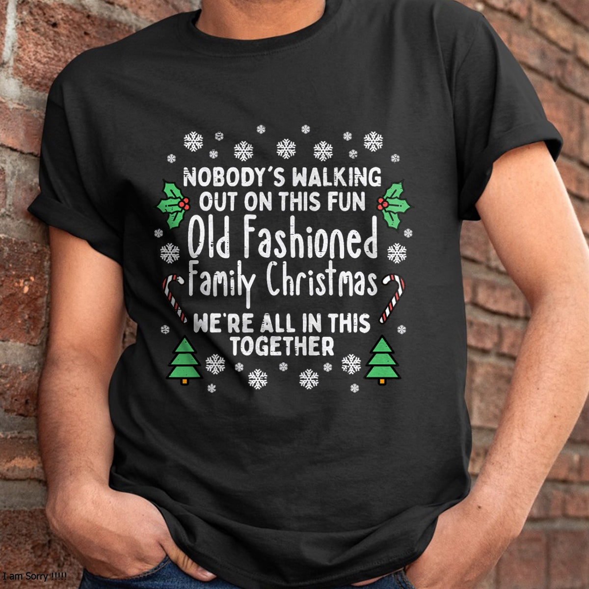 Old Fashioned Family Christmas Ugly Xmas Men Women Kids T-Shirt - Christmas Unisex T-Shirt/Hoodie/Sweatshirt - HNDS00