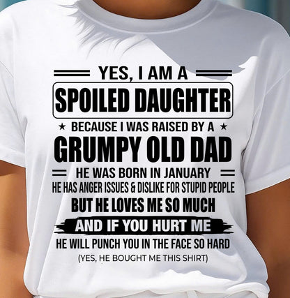 JANUARY - GRUMPY DAD - PERFECT GIFT FOR YOUR DAUGHTER - (SKU2606-270-01)