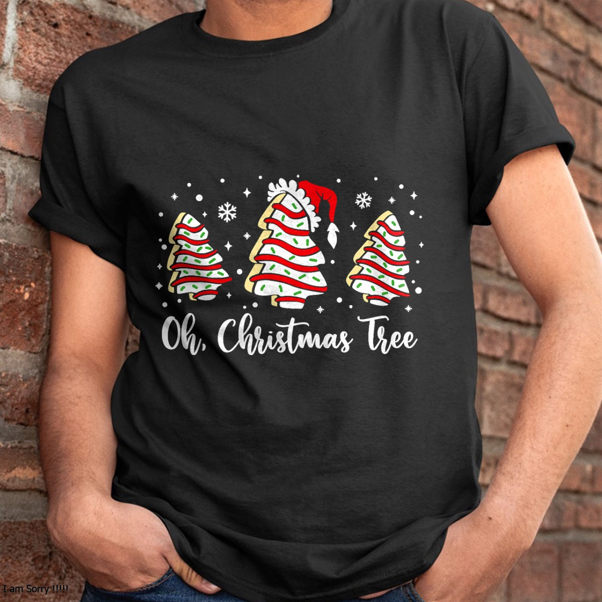 Groovy Oh Christmas Tree Cakes Debbie Becky Jen Cake Lovers T-Shirt - Christmas Unisex T-Shirt/Hoodie/Sweatshirt - HNDS00