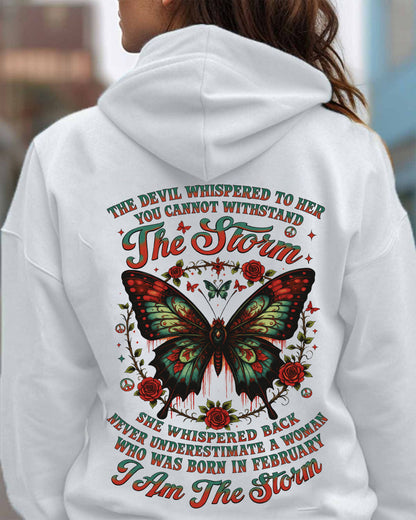 The Devil Whispered to Her – I Am the Storm February Woman Shirt - KATE02 FMA (SKU10-72-02)