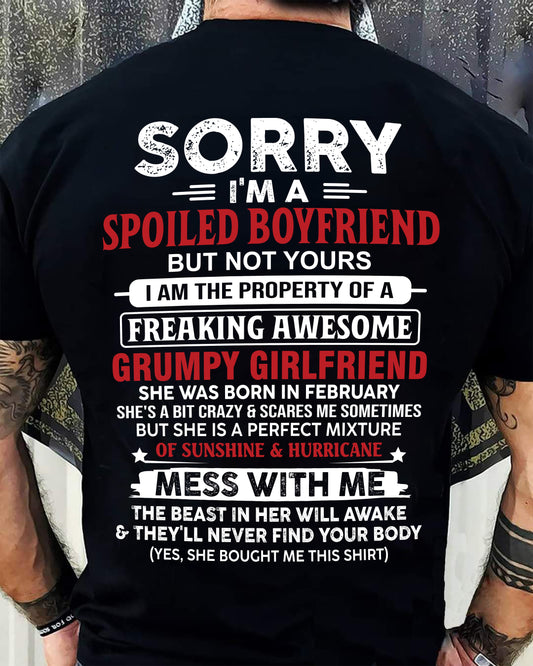 February - Spoiled Boyfriend - Perfect Gift From Girlfriend - KATE02 (SKU11-18-02)