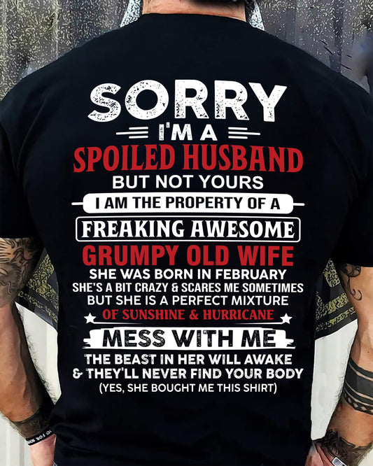 February - Spoiled Husband - Perfect Gift From Wife - KATE02 (SKU11-02-02)