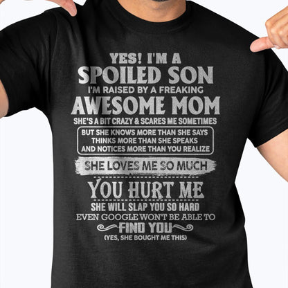 Awesome Mom - Perfect Gift For Your Spoiled Son From Mom - KATE00 (SKU05-47-00)