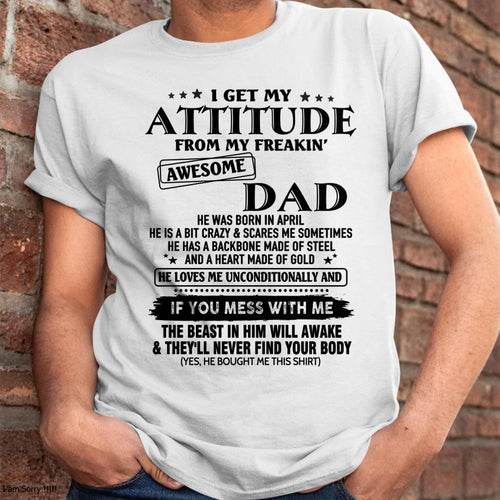 April - Gift For Son and Daughter From Dad - KATE04 - (SKU-TDADC-04)