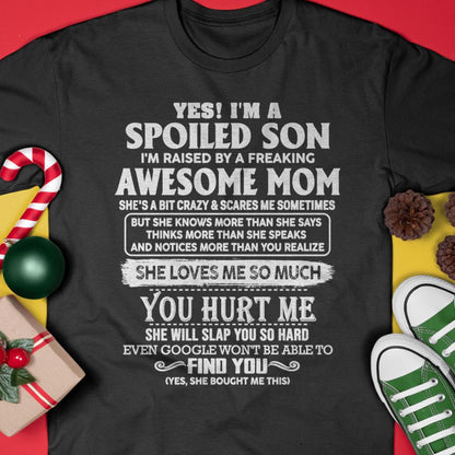 Awesome Mom - Perfect Gift For Your Spoiled Son From Mom - KATE00 (SKU05-47-00)