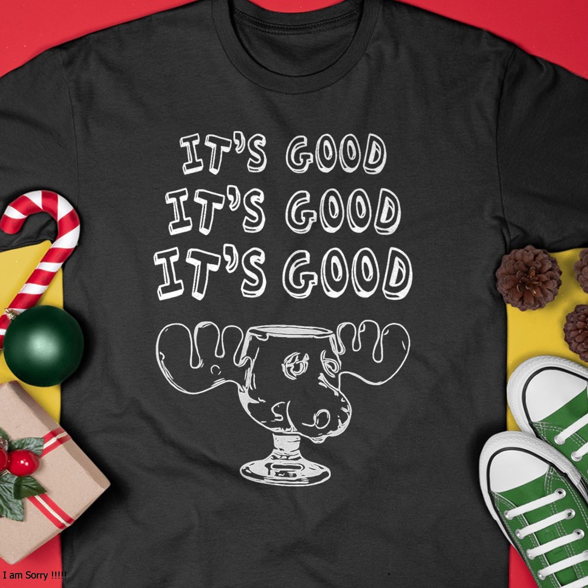 Funny Christmas Vacation Eggnog It's Good Holiday T-Shirt - Christmas Unisex T-Shirt/Hoodie/Sweatshirt - HNDS00