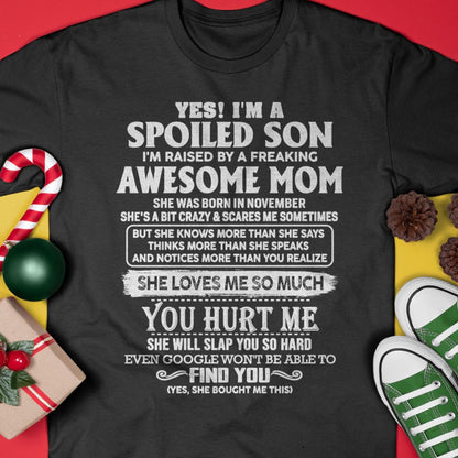 November - Awesome Mom - Perfect Gift For Son From Mom - KATE11 (SKU05-47-11)