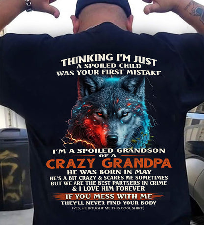 MAY - SPOILED GRANDSON - GIFT FROM GRANDPA - KATE05 (SKU26T-01-43-05)