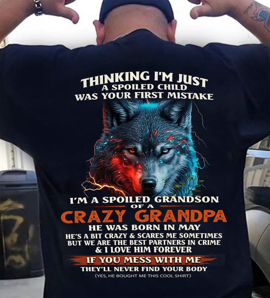 MAY - SPOILED GRANDSON - GIFT FROM GRANDPA - KATE05 (SKU26T-01-43-05)