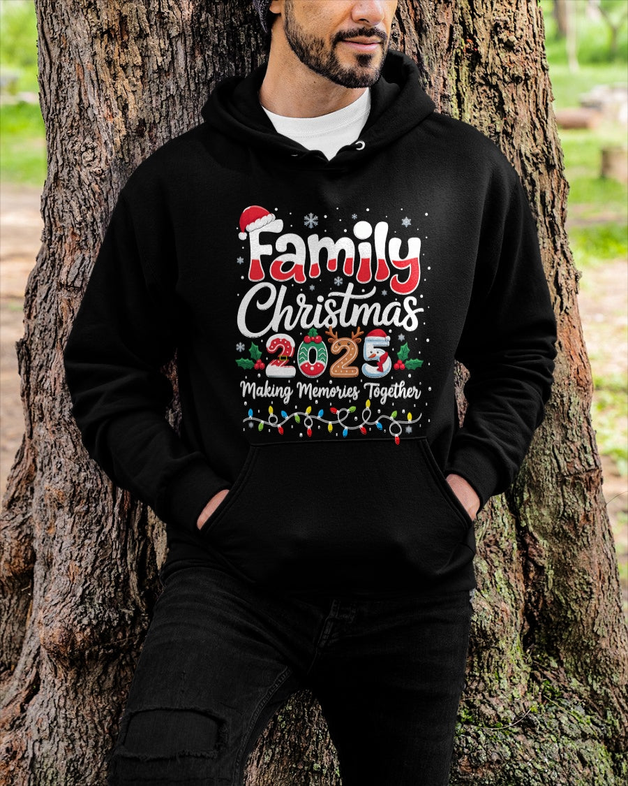 Family Christmas 2025 Matching Outfit Xmas Squad Santa T-Shirt Men Women(SKU-MRCM-6) FMA male