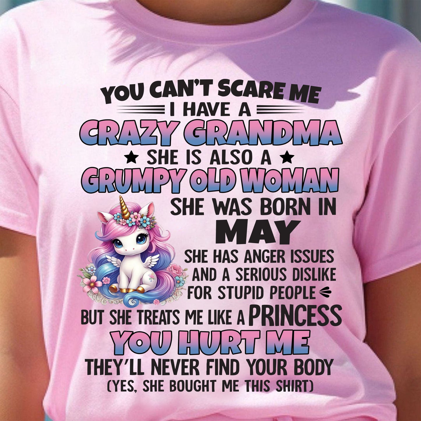 MAY - YOU CAN'T SCARE ME - GIFT FROM GRANDMA - KATE05 (SKU09-106-05)