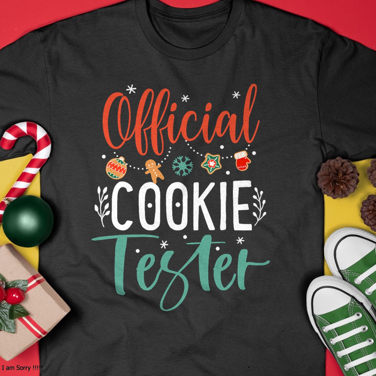 Official Cookie Tester Funny Christmas Couples Matching T-Shirt - Christmas Unisex T-Shirt/Hoodie/Sweatshirt - HNDS00