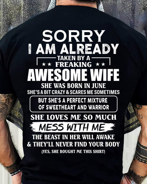 Wife June - Perfect gift for husband From Wife - KATE06 (SKU68-86-06)