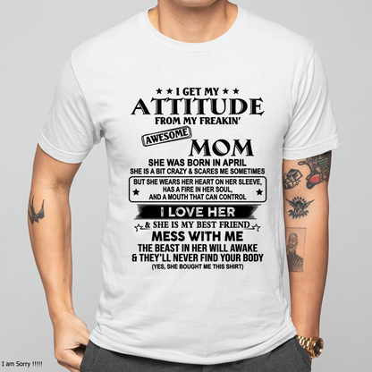 APRIL - AWESOME MOM - PERFECT GIFT FOR YOUR MOM - (SKU2606-125-04)