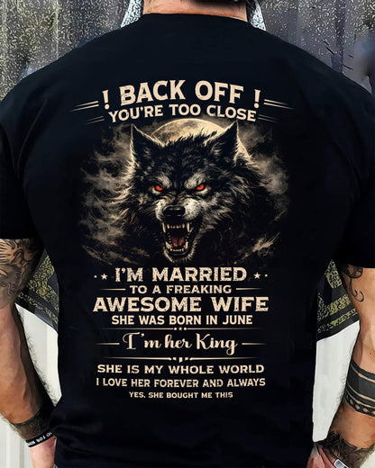 JUNE - BACK OFF! YOU'RE TOO CLOSE - GIFT FROM WIFE - KATE06 (SKU26T-01-25-06)