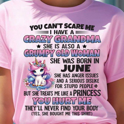 JUNE - YOU CAN'T SCARE ME - GIFT FROM GRANDMA - KATE06 (SKU09-106-06)