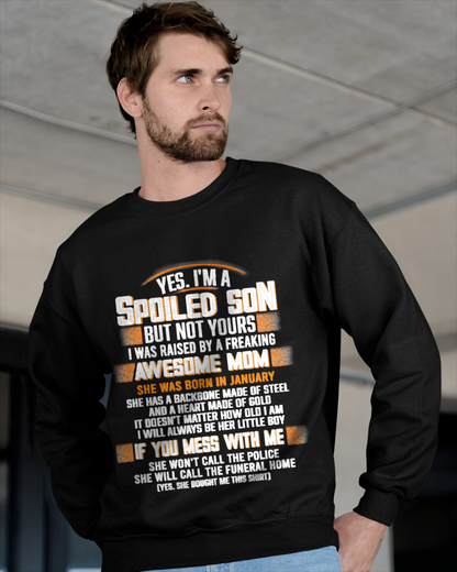 JANUARY - Raised By A Freaking Awesome Mom - FROM MOM TO SON - KATE01 (SKU26T-01-45-01)