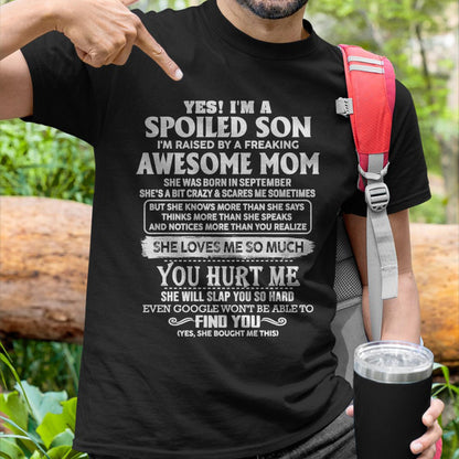 September - Awesome Mom - Perfect Gift For Son From Mom - KATE09 (SKU05-47-09)