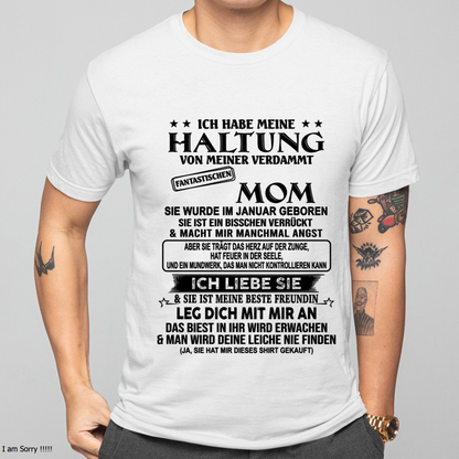 JANUAR - FANTASTISCHE MOM - PERFEKTES GESCHENK FÜR DEINE MOM - (SKU2606-178-01)