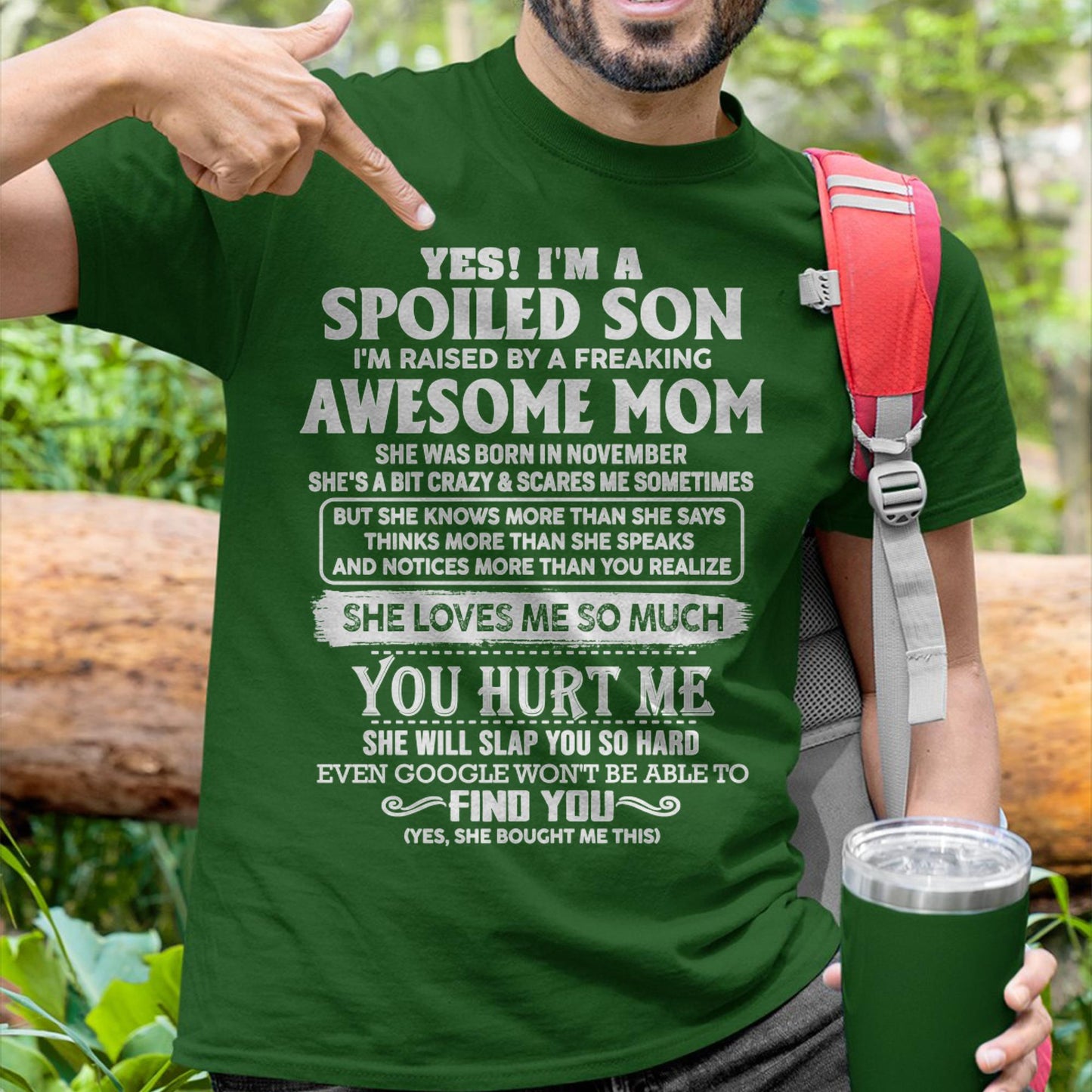 November - Awesome Mom - Perfect Gift For Son From Mom - KATE11 (SKU05-47-11)