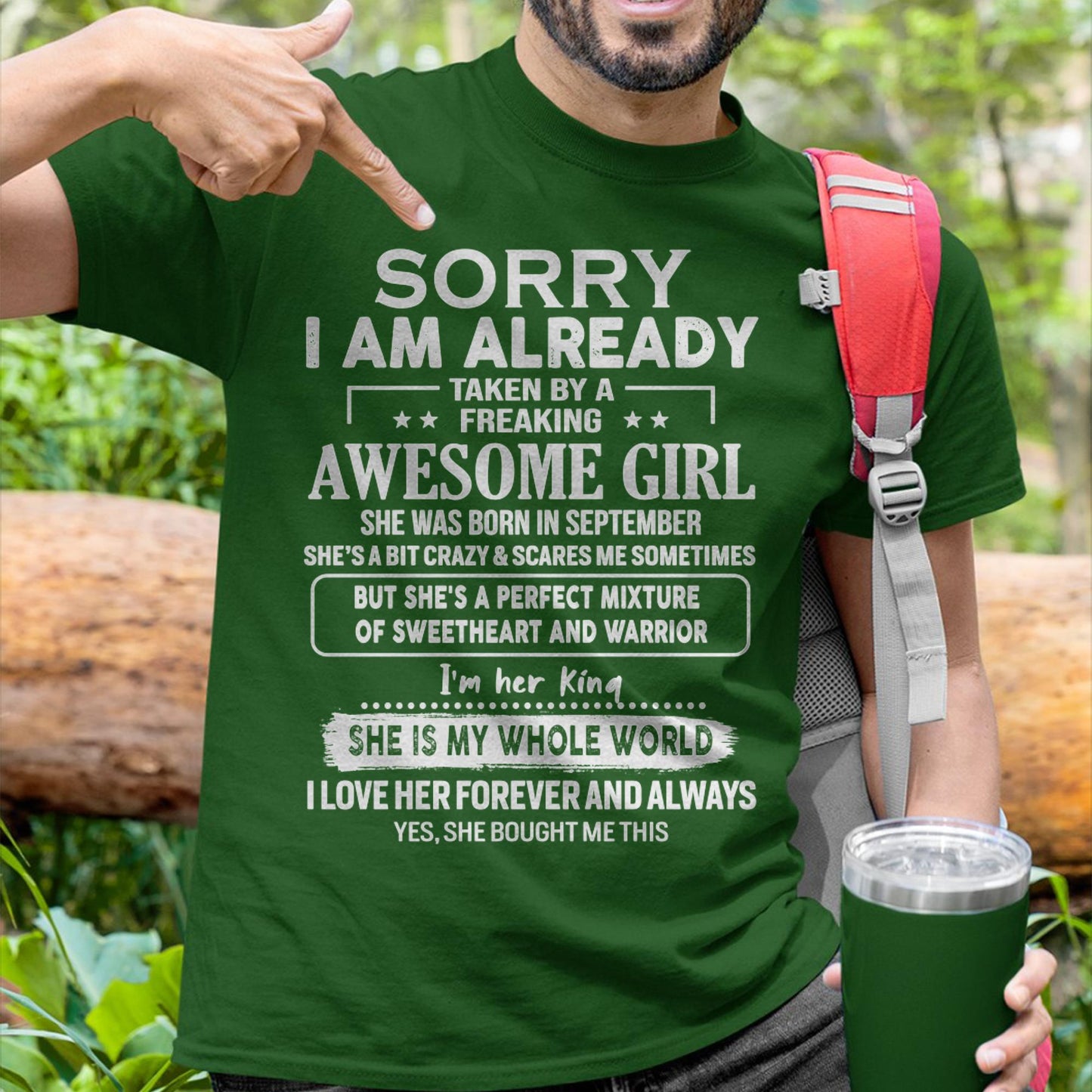 September - Awesome Girl - Perfect Gift For Your Boyfriend, Husband From Wife - KATE09 (SKU04-86MT-09)