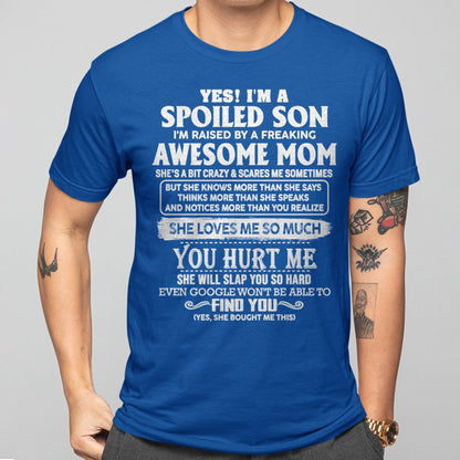 Awesome Mom - Perfect Gift For Your Spoiled Son From Mom - KATE00 (SKU05-47-00)