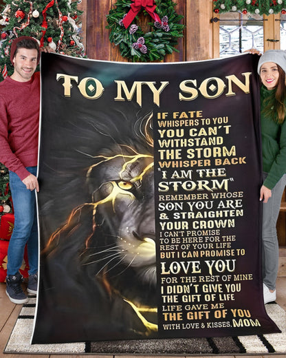 Special Gift For Your Son Blanket - From Mom (SKUB12-183)