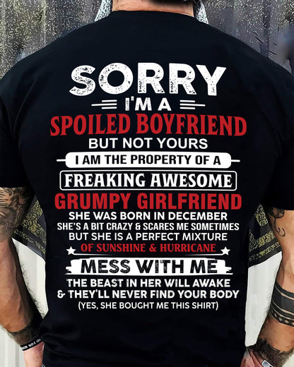 December - Spoiled Boyfriend - Perfect Gift From Girlfriend - KATE12 (SKU11-18-12)