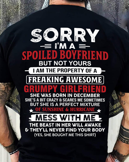 December - Spoiled Boyfriend - Perfect Gift From Girlfriend - KATE12 (SKU11-18-12)