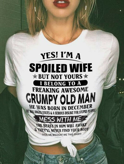 Grumpy Old Man December – Perfect gift for wife From Husband – KATE12 (SKU08-63-12)