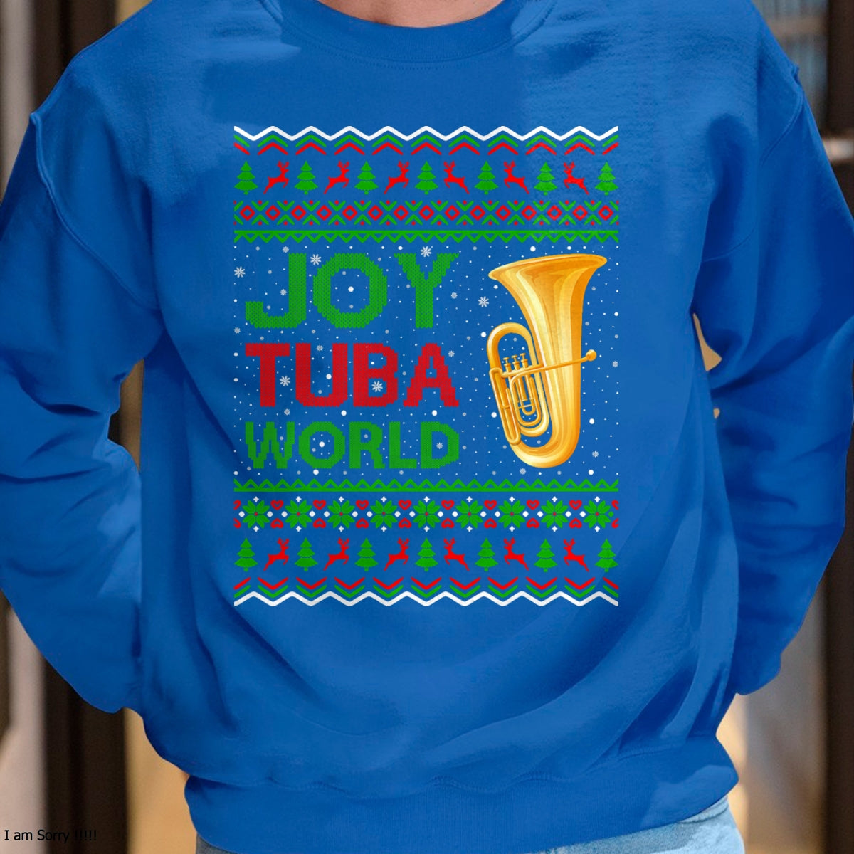 Joy Tuba World Music Lover Xmas Gift Ugly Tuba Christmas T-Shirt - Christmas Unisex T-Shirt/Hoodie/Sweatshirt - HNDS00