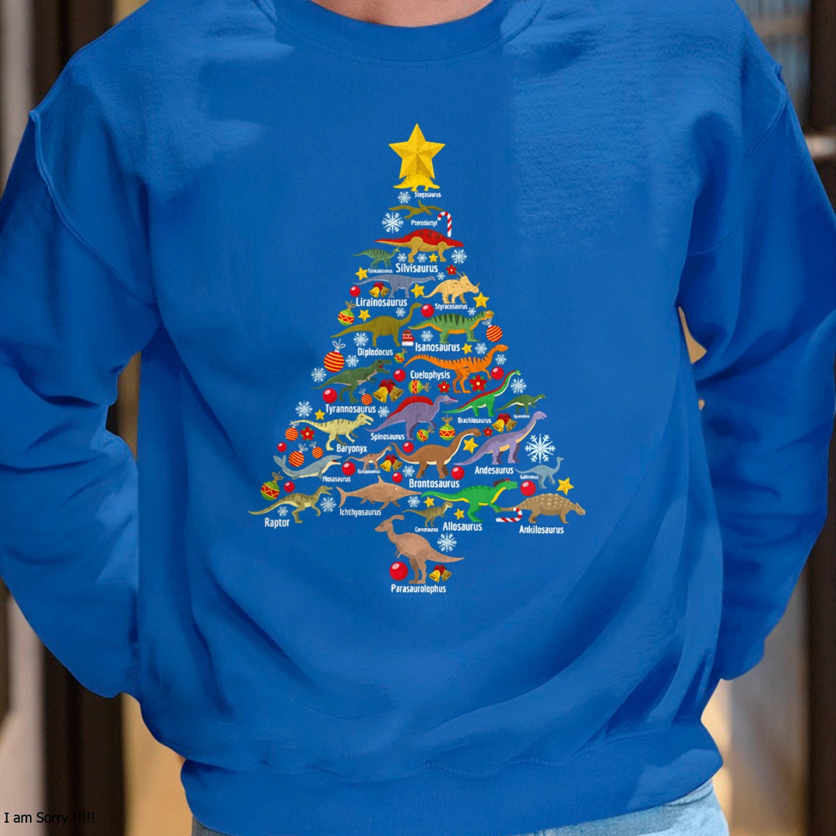 Dinosaur Christmas Tree Dino TRex Paleontologist Xmas Men T-Shirt - Christmas Unisex T-Shirt/Hoodie/Sweatshirt - HNDS00