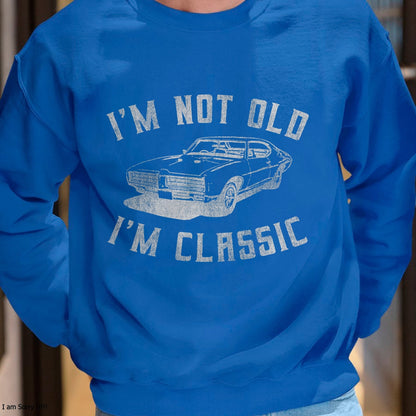I'm Not Old I'm Classic Funny Car Graphic - Mens & Womens Short Sleeve T-Shirt - Christmas Unisex T-Shirt/Hoodie/Sweatshirt - HNDS00