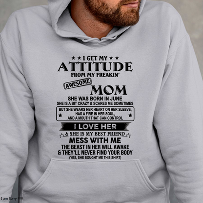 JUNE - AWESOME MOM - PERFECT GIFT FOR YOUR MOM - (SKU2606-125-06)